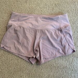 Lululemon Lavender Speed Up 4” inseam
